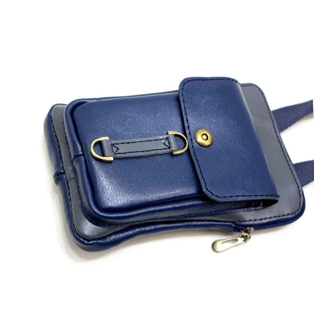 Sac banane en cuir véritable avec ceinture réglable pour homme – Essentiels du quotidien