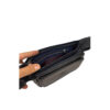 Sac banane en cuir véritable avec ceinture réglable pour hommes - Idéal pour une utilisation quotidienne