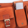 Sac banane en cuir véritable avec ceinture réglable pour hommes - Parfait pour les voyages et les activités de plein air
