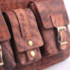 Sac banane en cuir véritable avec ceinture réglable pour hommes - Parfait pour les voyages et les activités de plein air