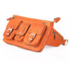 Sac banane en cuir véritable avec ceinture réglable pour hommes - Parfait pour les voyages et les activités de plein air