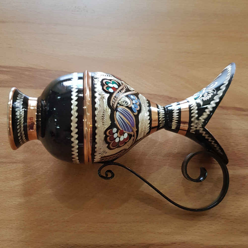 Pichet Décoratif Fait Main avec Émail Persan Minakari Zaman