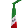 Cravate pour homme - Design artistique inspiré de la Perse avec le drapeau de l'Iran