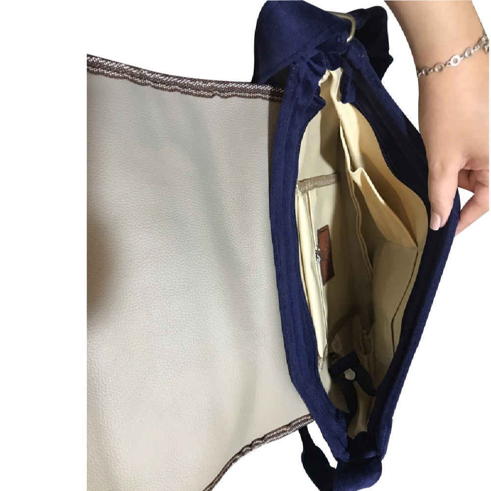 Sac à bandoulière bohémien avec motif inspiré de la Perse Naghsh