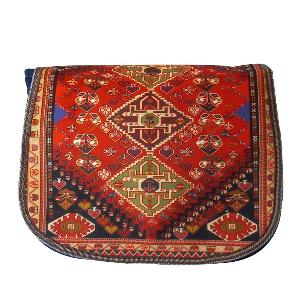 Sac à bandoulière bohémien avec motif inspiré de la Perse Naghsh