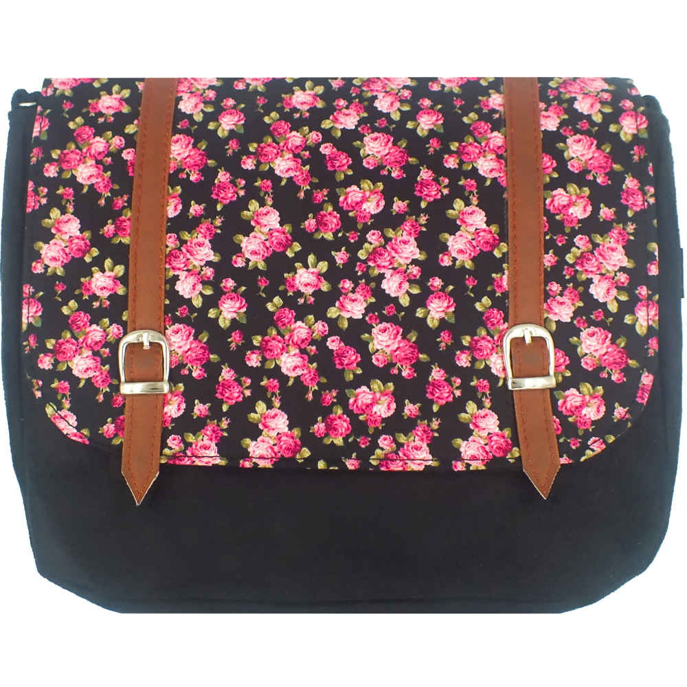 Sac à bandoulière bohémien avec motif floral Paradise