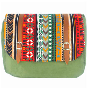 Sac à bandoulière bohémien avec motif géométrique Raha