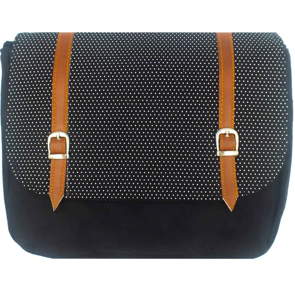 Sac à bandoulière bohémien avec design tacheté