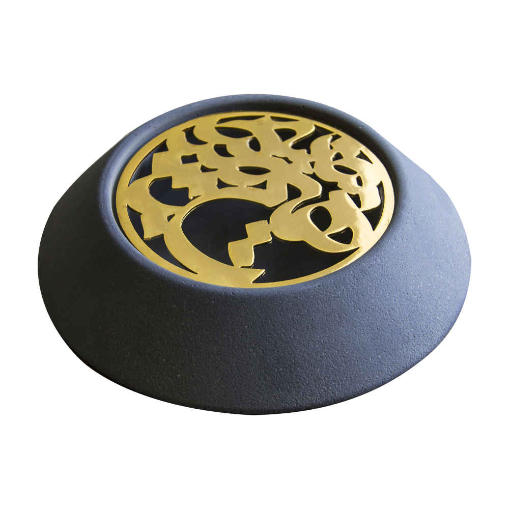 Cendrier en ciment persan – Design moderne de calligraphie Eshgh