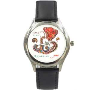 Montre-bracelet artistique avec motif du zodiaque perse – Bahman