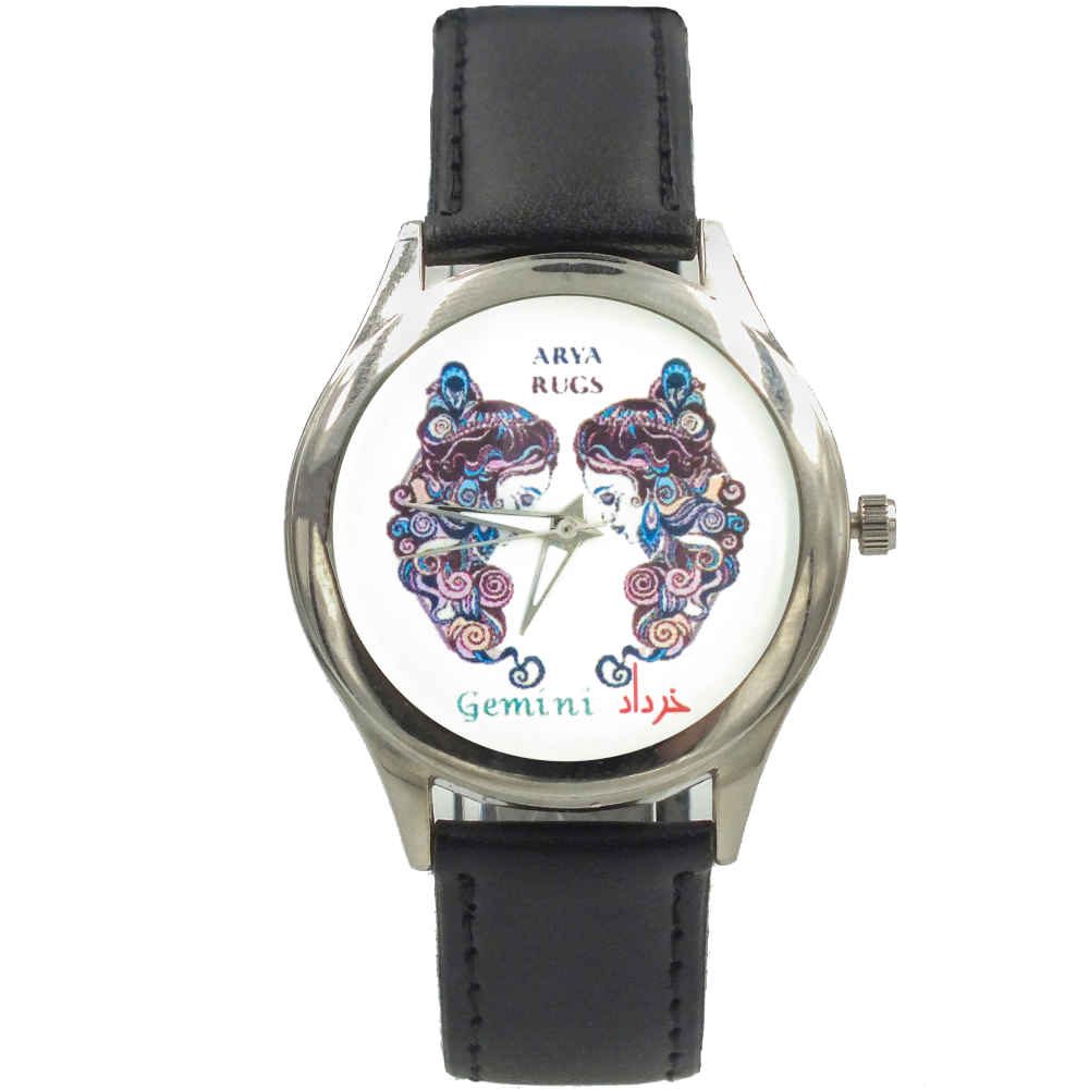 Montre-bracelet artistique avec motif du zodiaque perse – Khordad