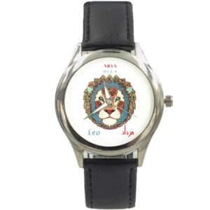 Montre-bracelet artistique avec motif du zodiaque perse – Mordad