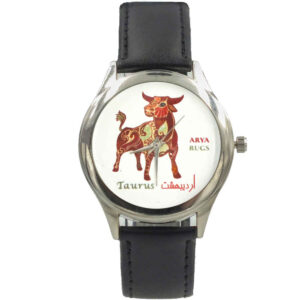 Montre-bracelet artistique avec motif du zodiaque perse – Ordibehesht