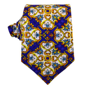 Cravate pour homme – Élégance artistique inspirée de la Perse Kaleidoscope Sina