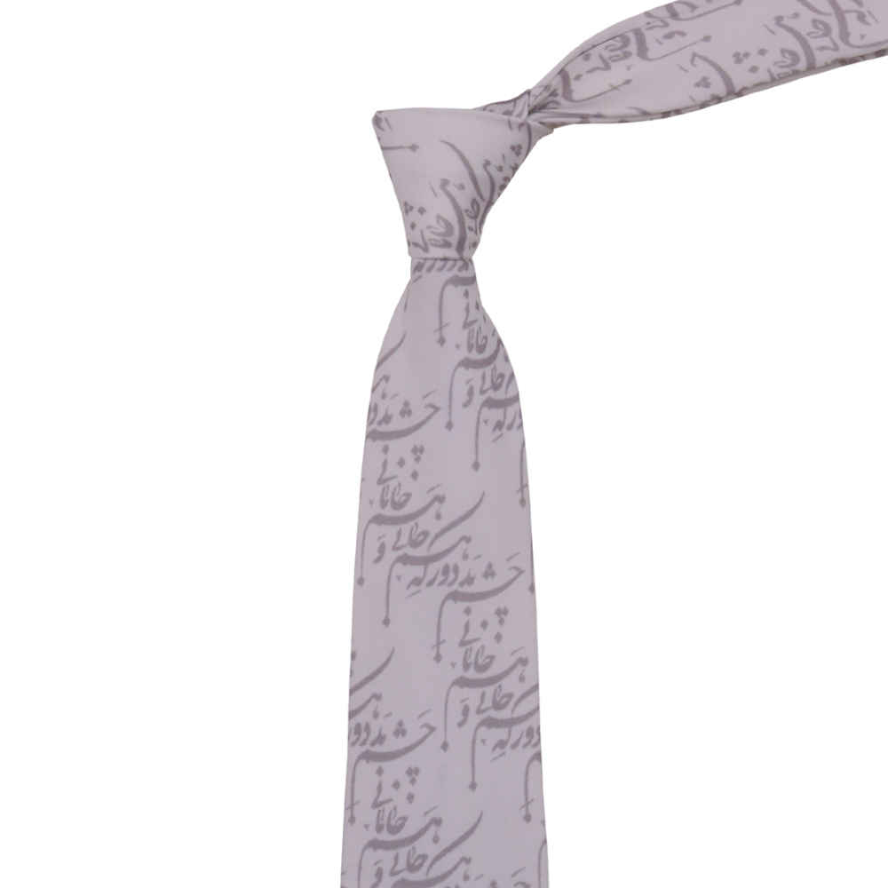 Cravate pour homme – Calligraphie artistique inspirée de la Perse en Sher