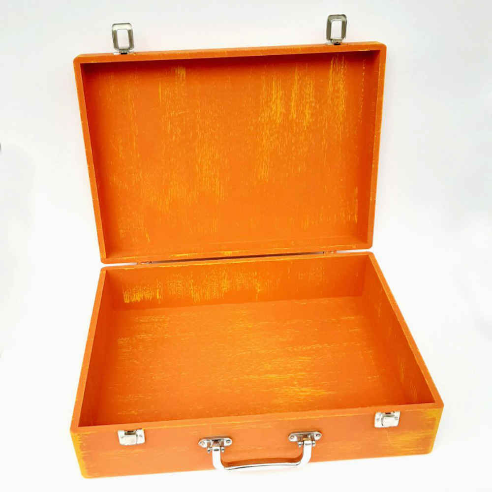 Boîte en Bois pour Cadeaux – Motif Persan Inspiré « Honar »