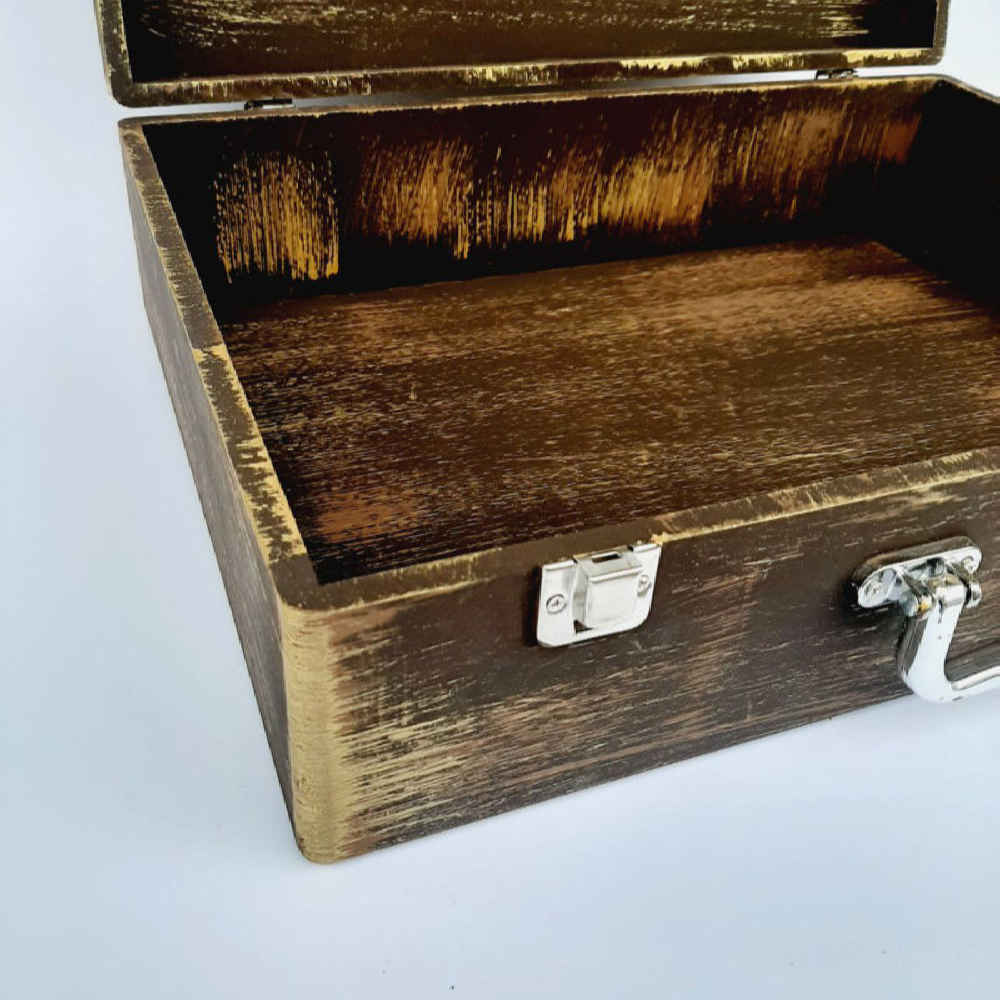 Boîte en Bois pour Cadeaux avec Motif Persan – Danse Sama