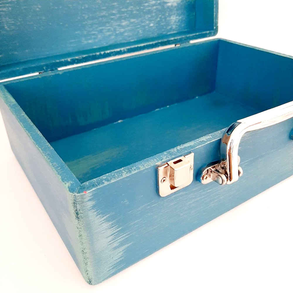 Boîte en Bois pour Cadeaux avec Motif Inspiré de l’Art Persan