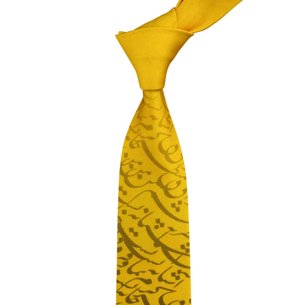 Cravate pour homme – Calligraphie artistique inspirée de la Perse style Alaleh