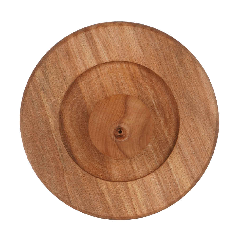 Porte-encens en bois – Modèle rond Laleh (lot de 2)