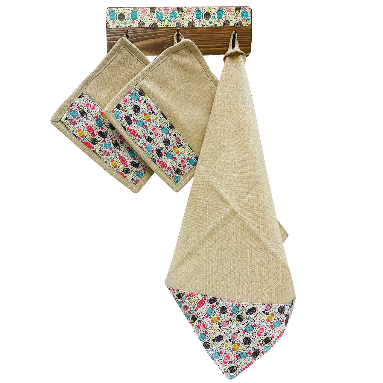 Ensemble d’Accessoires de Cuisine 16 Pièces Chocolat