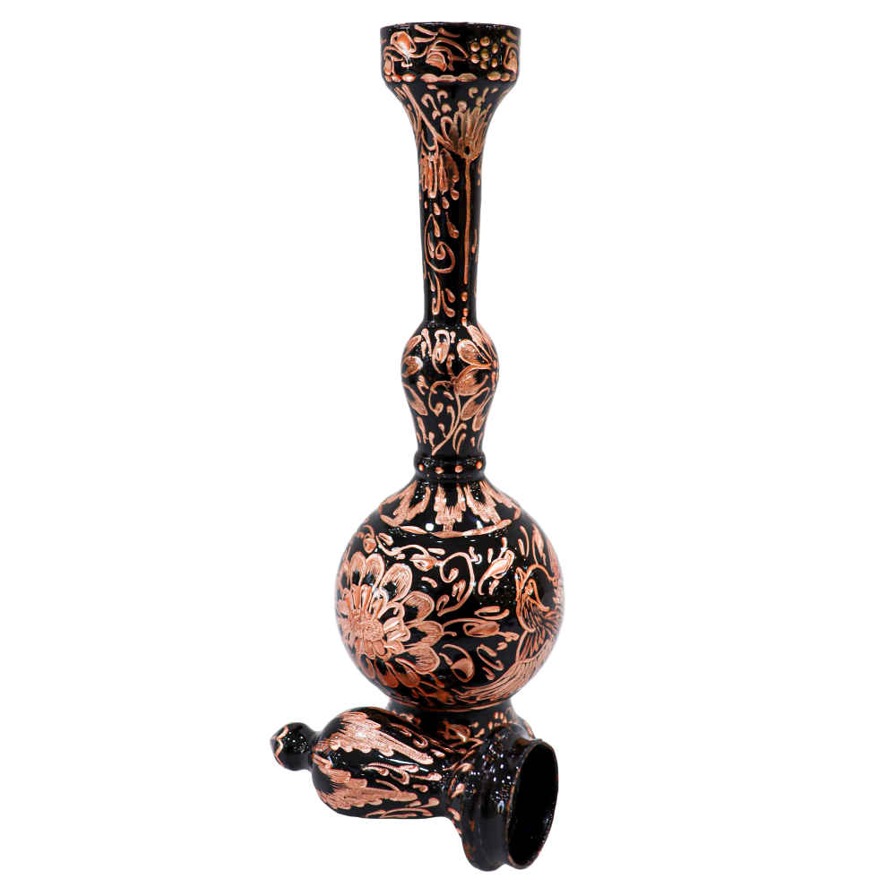 Bouteille décorative en cuivre – Gravure persane artisanale Esalat (lot de 2)