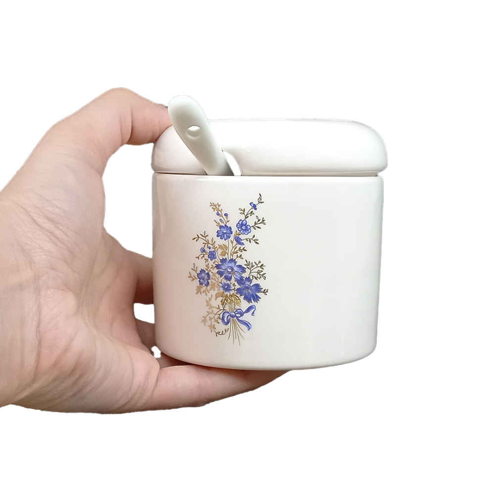 Ensemble de bocaux en céramique – Idéal pour le rangement et l’organisation de la cuisine, Mariée (3x)