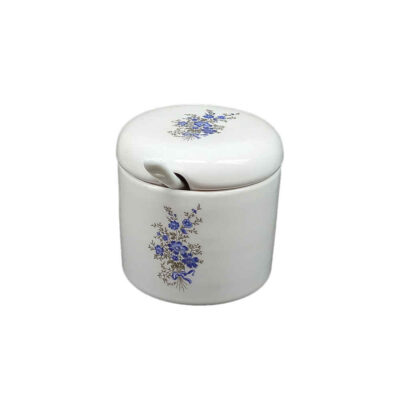 Set de boîtes de cuisine en céramique pour épices & conservation d'aliments secs - Design mariée, 3 pièces