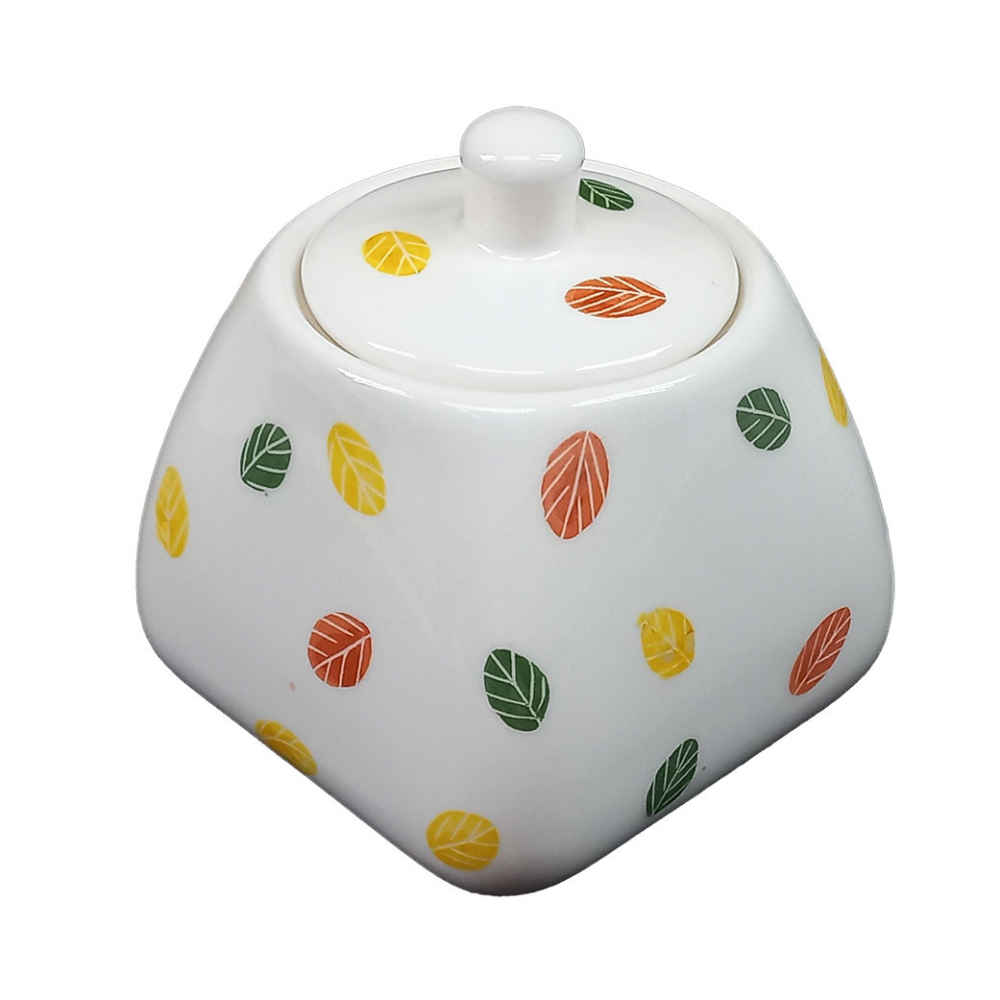 Pot de stockage en céramique - Rangement élégant pour café, thé, et plus (3x)