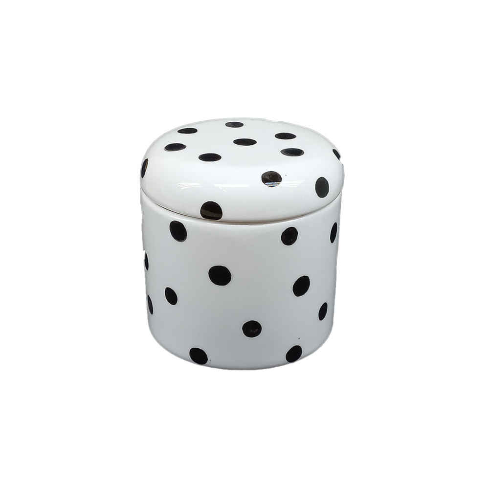 Ensemble de bocaux en céramique - Idéal pour le rangement et l'organisation de la cuisine, Pois (3x)