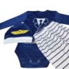 Ensemble de vêtements pour nouveau-né 3 pièces modèle Capitaine