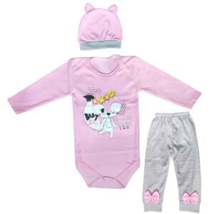 Ensemble de vêtements pour nouveau-né 3 pièces modèle Renard