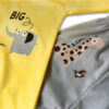 Ensemble de vêtements pour nouveau-né 3 pièces modèle Girafe