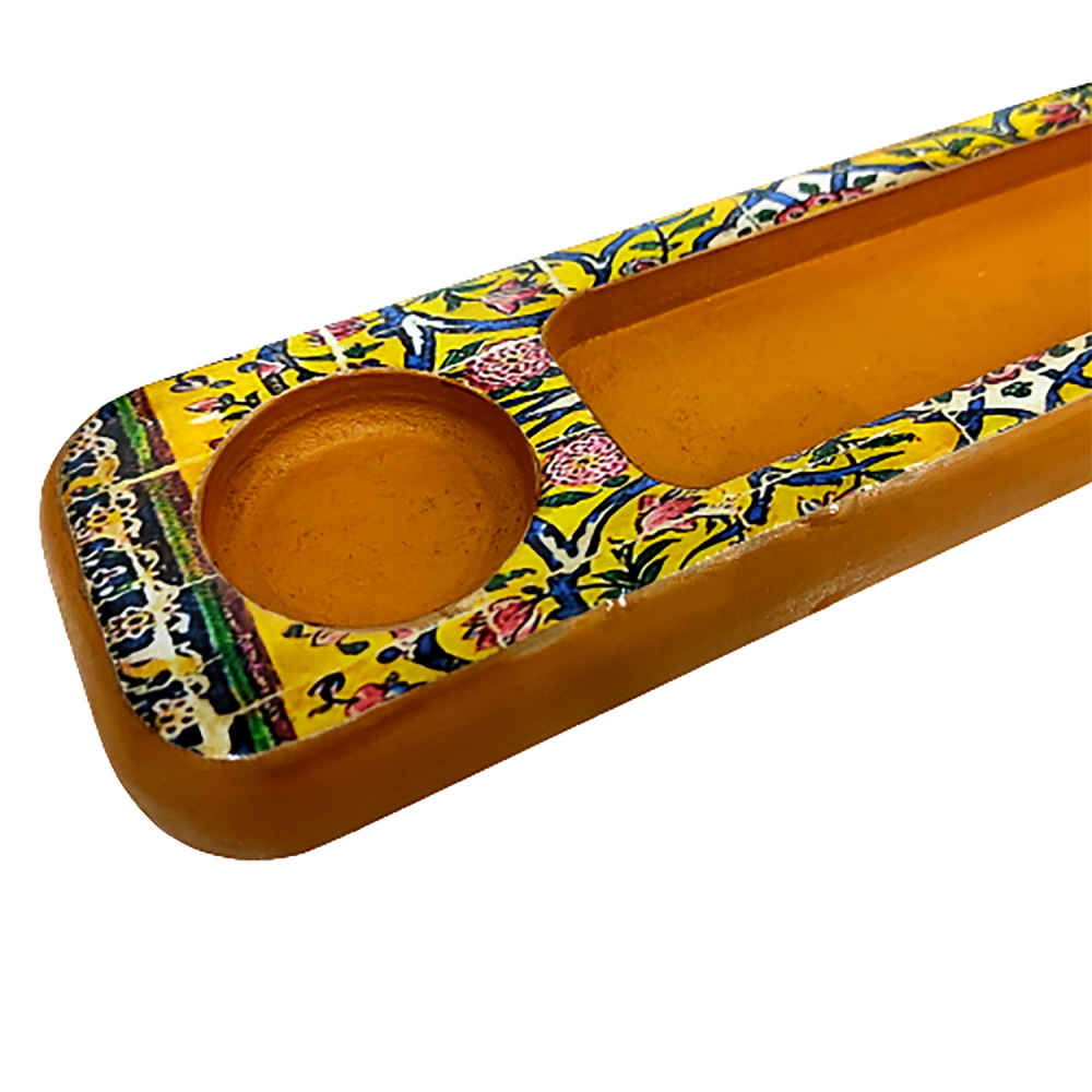 Porte-encens en bois persan – Modèle Sonati