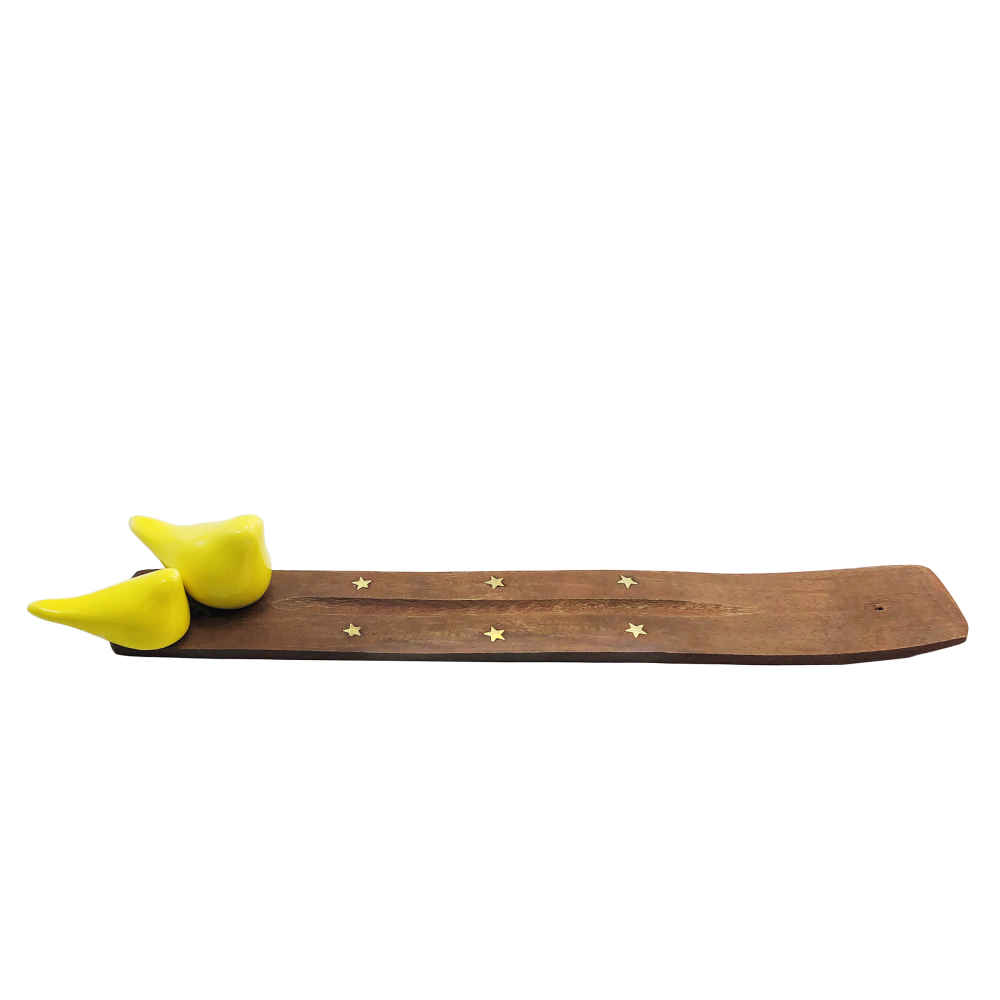 Porte-encens en bois – Modèle Étoile