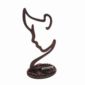 Présentoir et organisateur de bijoux en bois modèle Visage