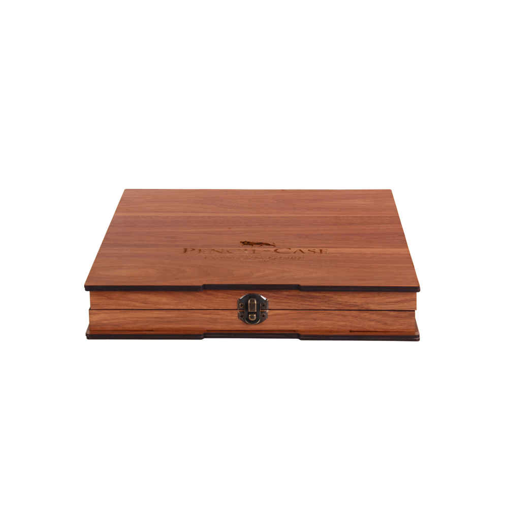 Coffret en bois de 60 crayons avec tiroir – Série Karno pour artistes