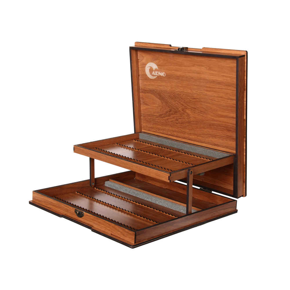 Coffret en bois de 60 crayons avec tiroir – Série Karno pour artistes