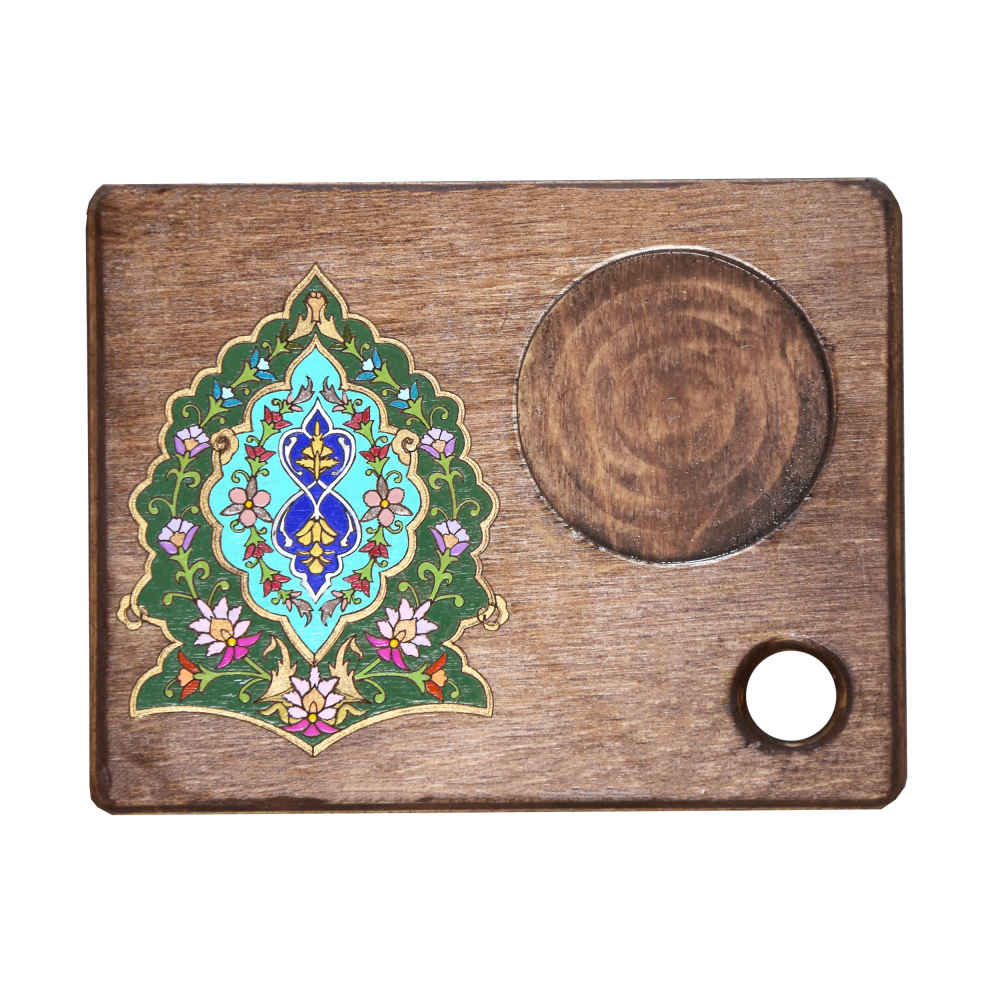 Ensemble de Dessous de Verre avec Motif Artistique d'Inspiration Persane Sana