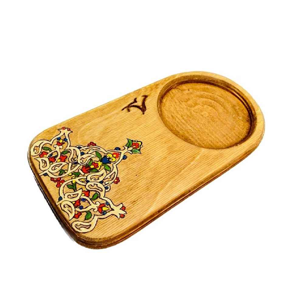 Ensemble de Dessous de Verre avec Motif Artistique d’Inspiration Persane Toranj