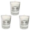 Ensemble de 3 bougies votives islamiques - 4 Qul