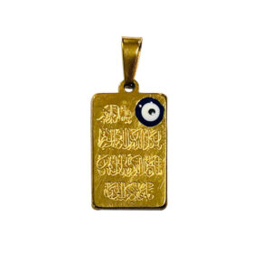 Collier islamique en acier avec pendentif Van Yakad