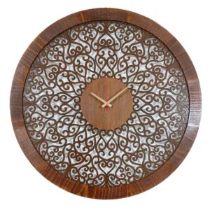 Horloge Murale en Bois Incrusté Persan Modèle Choobi