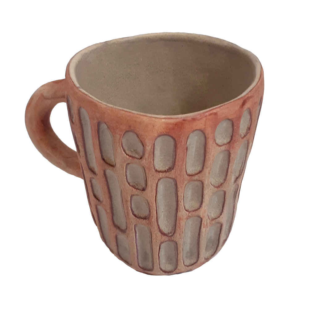 Tasse en poterie artisanale - Modèle Farima