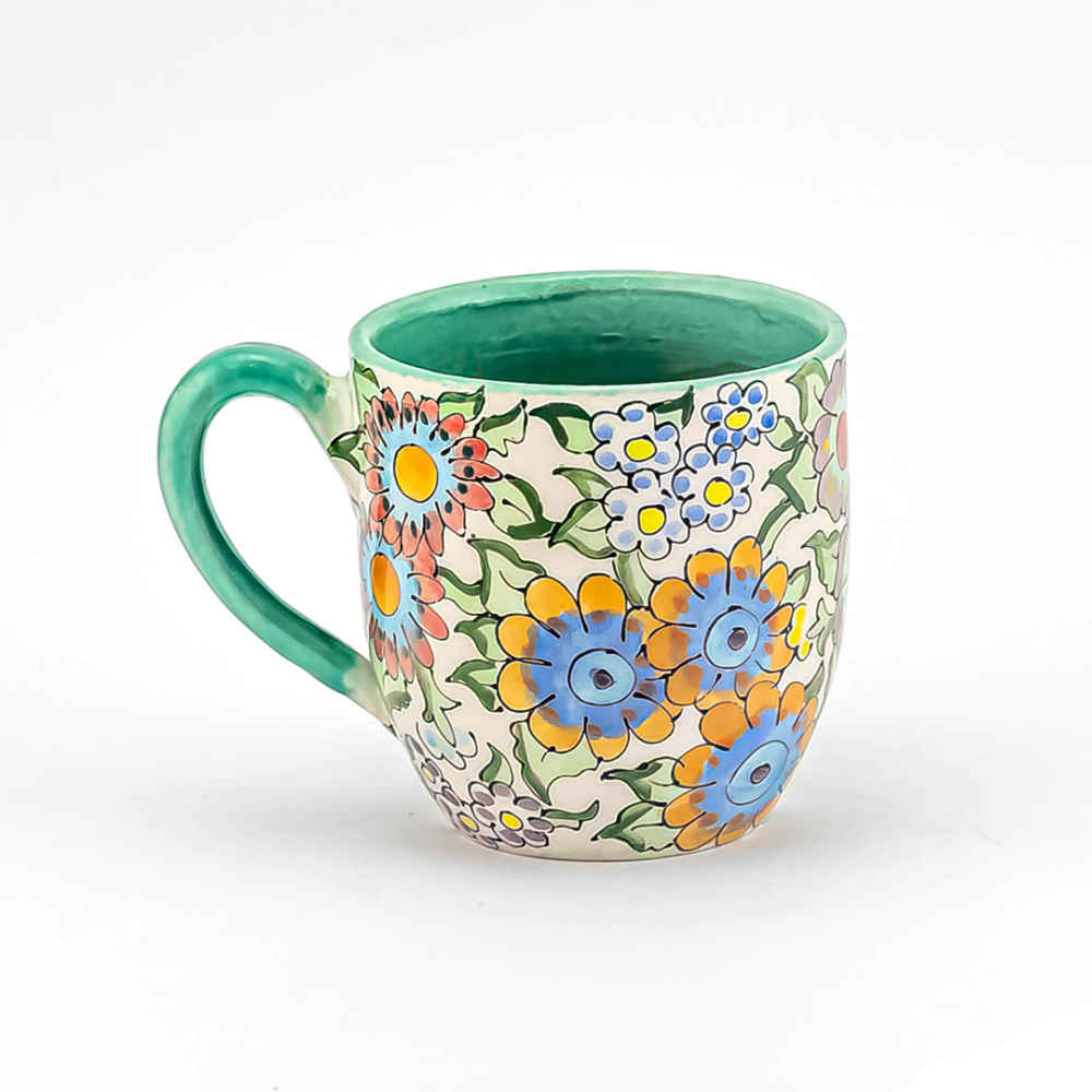 Tasse en poterie artisanale – Modèle Goldar