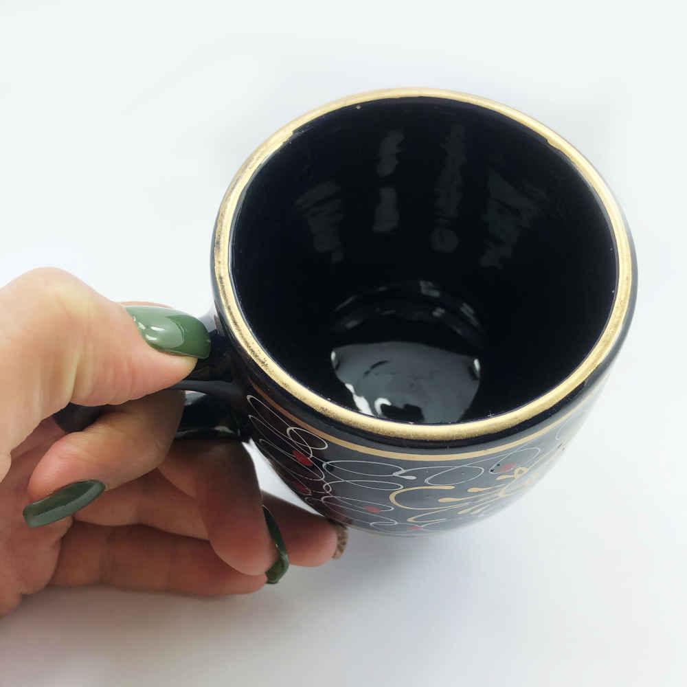 Tasse en céramique artistique – À la main, design Sonati