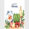Carte de Vœux Nowruz Mobarak pour l’Eid du Nouvel An Persan 7719427