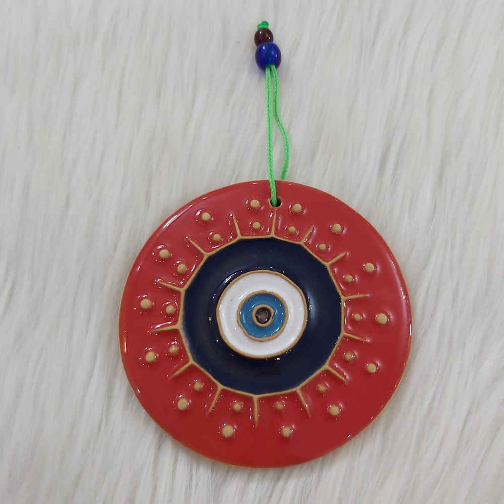 Amulette Murale Persane en Céramique Modèle Cheshm Nazar