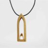 Collier en bois persan artistique Mehrab