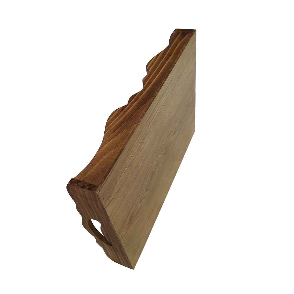 Plateau de service en bois persan – Dorsa | Fonctionnel et artistique